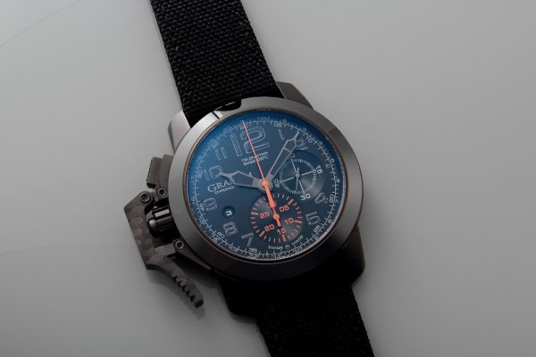 Graham Chronofighter BLK Techno Front1