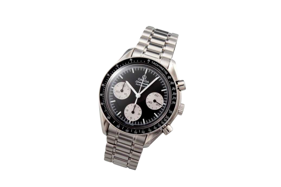 Special Edition Black Grey Omega Speedmaster Watch