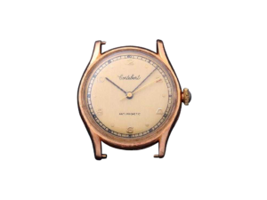 Vintage Gents 18K Yellow Gold Cortebert Wristwatch
