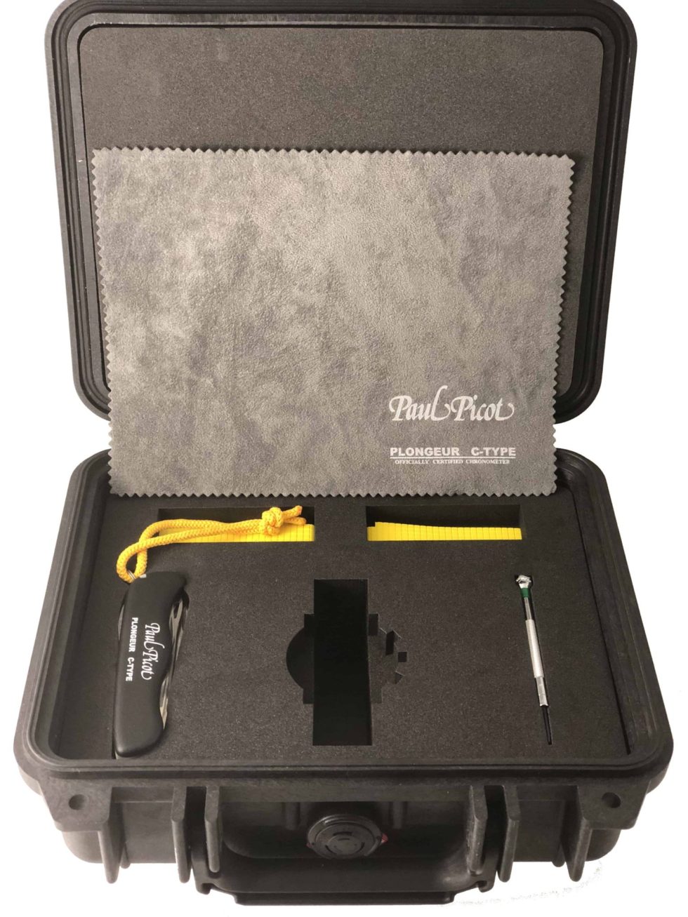 Paul Picot C Type Compass Pelican Watch Box With Swiss Army Pocket Knife Screwdriver - Baer & Bosch Auctioneers