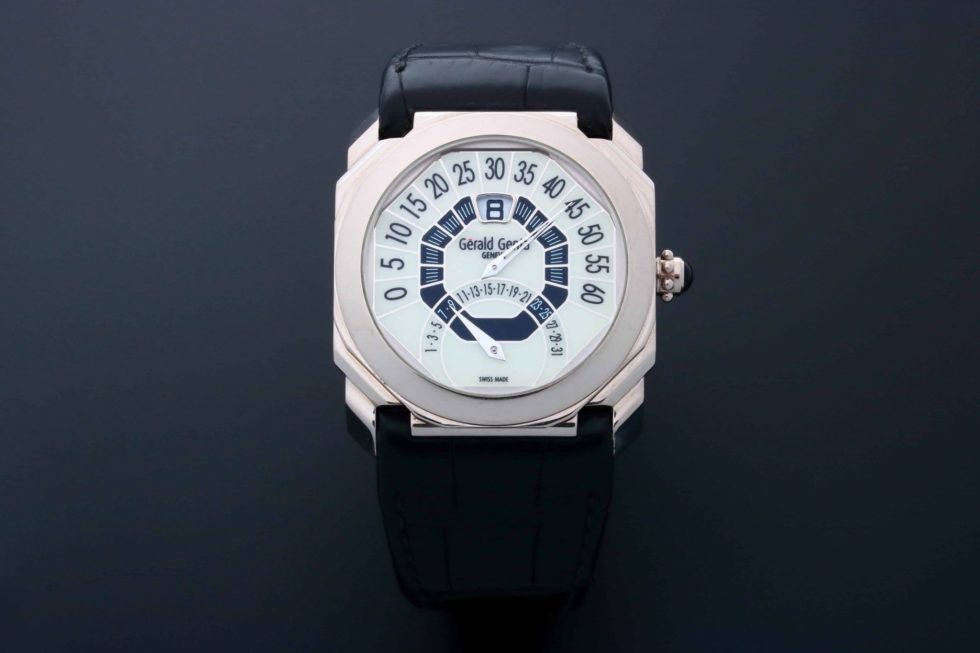 18k White Gold Gerald Genta Octo Bi Retro Watch OBR.Y.60 - Baer & Bosch Auctioneers