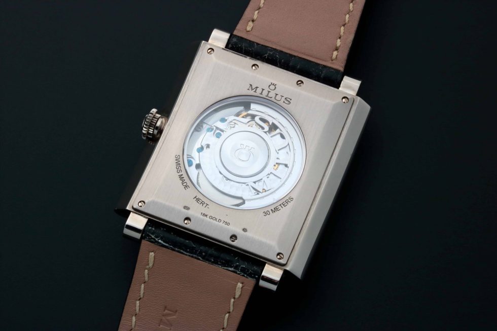 Milus Herios TriRetrograde White Gold Watch HERT301 - Baer & Bosch Auctioneers