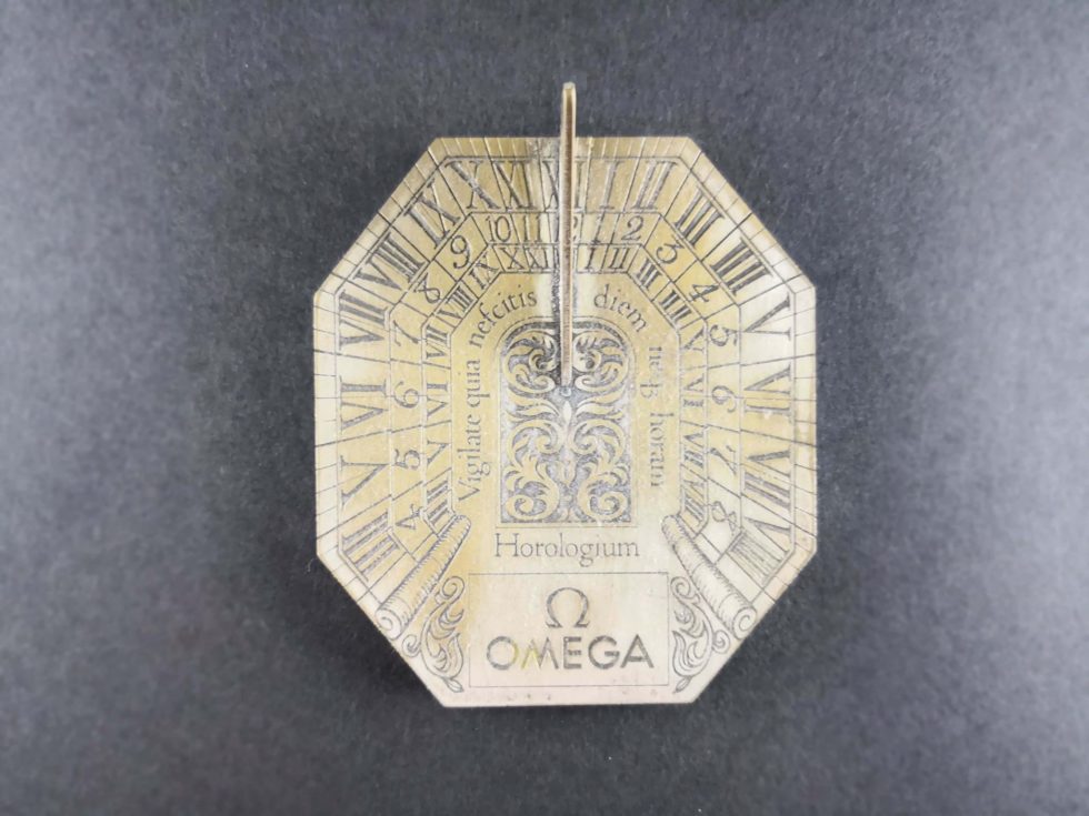 Omega Horologium Sundial Desk Display - Baer Bosch Auctioneers