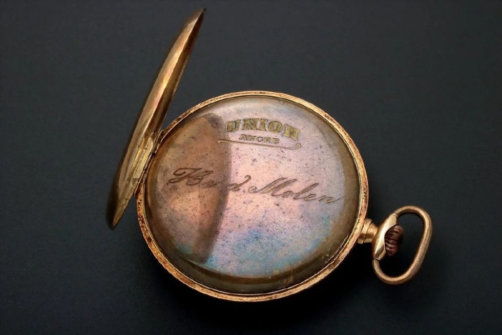 Vintage 14k Yellow Gold Union Ancre Pocket Watch – Baer Bosch Auctioneers